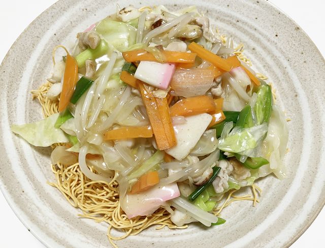 皿うどん(揚げ麺)