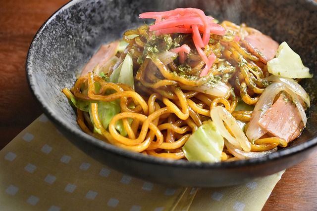 蒸し焼きそば麺
